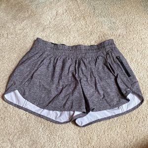 LULULEMON Tracker Low Shorts in a Heathers Grey